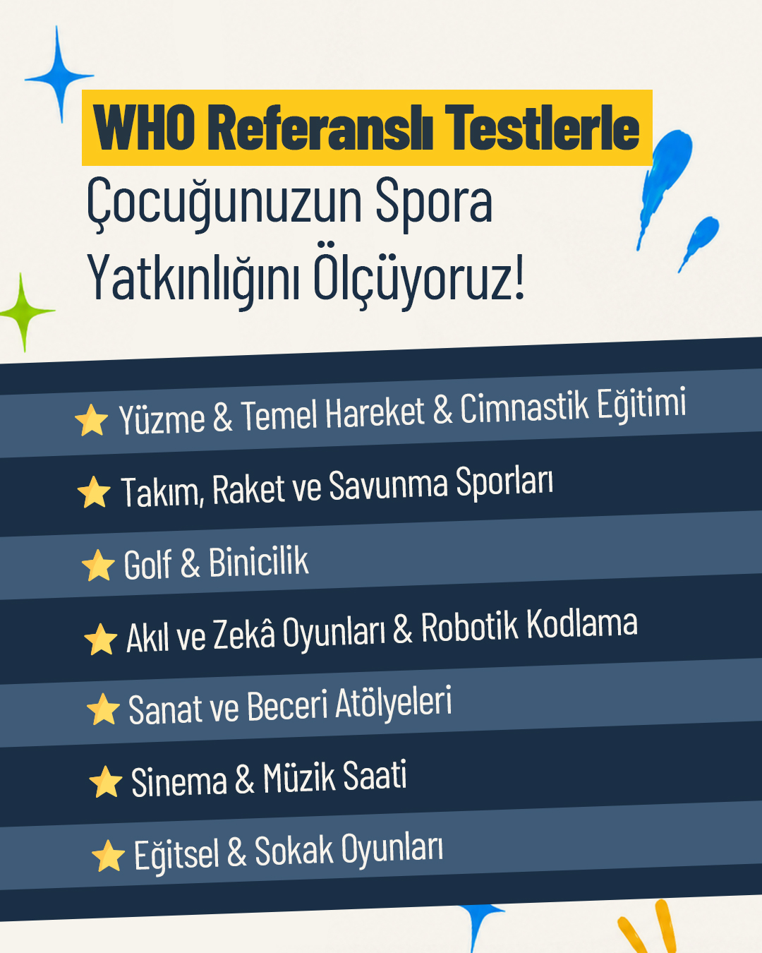 Yaz Gelişim Akademisi tanıtım afişi 2