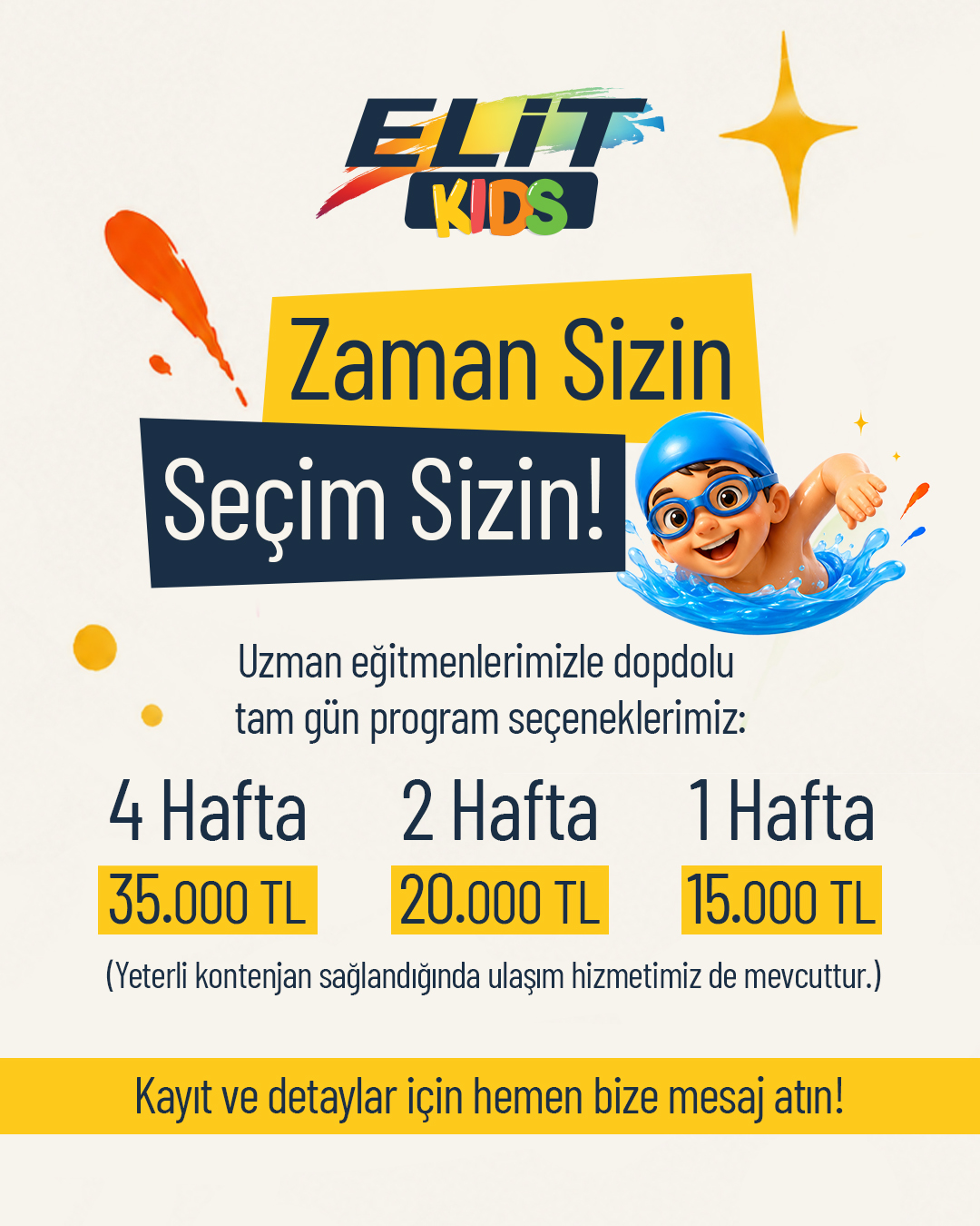 Yaz Gelişim Akademisi tanıtım afişi 4